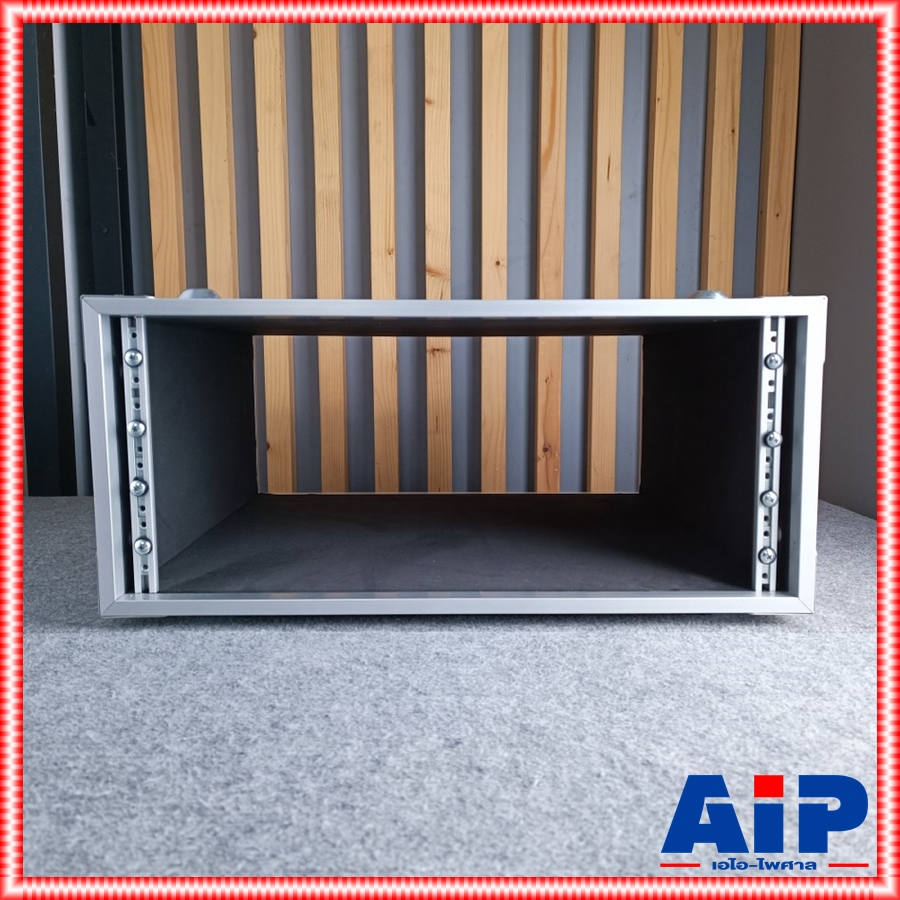 COMPACT RACK BM-4 เปลือยหน้า-หลัง ลึก19นิ้ว สีดำ (ไม่มีฝาปิด) คอมแพ็ค แร็ค BM4 แร็คเครื่องเสียง แร็คเปลือย แร็คแอมป์ เอไอ-ไพศาล