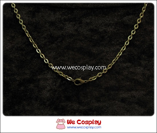สร้อยคอโกธิค จี้กุญแจมือ สีทองโบราณ Gothic Necklace