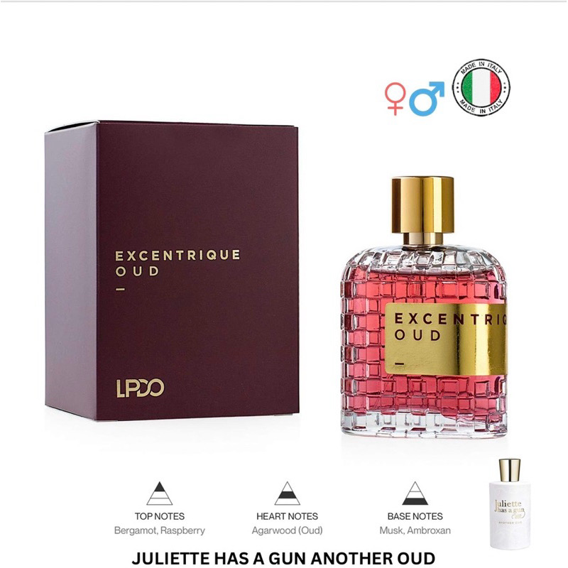 น้ำหอม LPDO Excentrique Oud edp intense 100ml โคลน Juliette’s a gu n another Oud