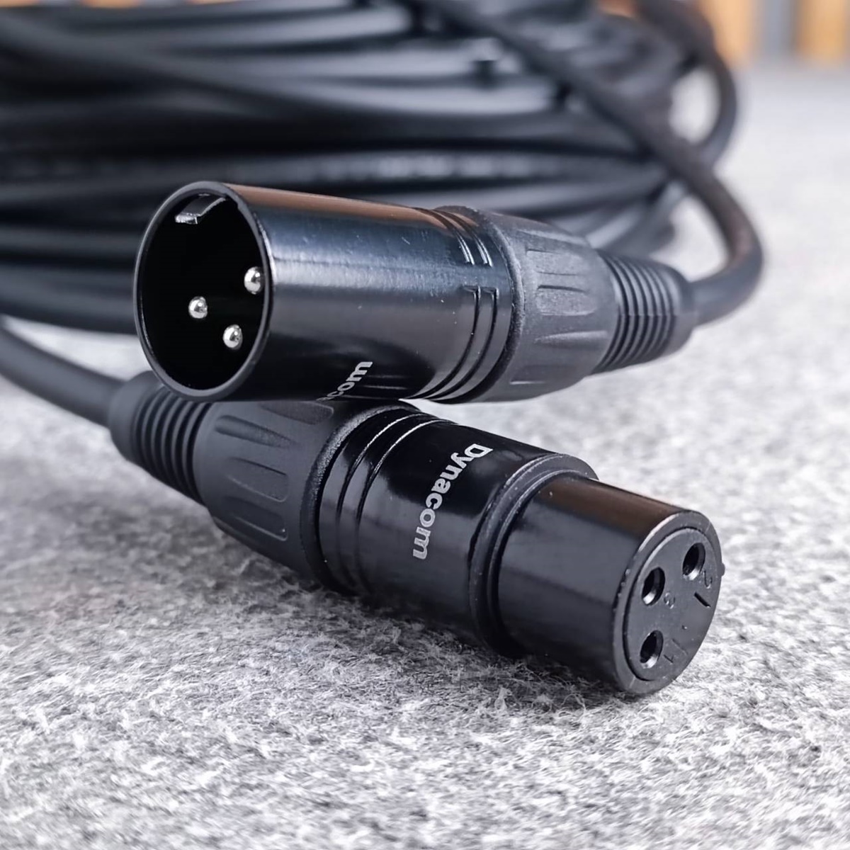 25เมตร สายไมค์ DYNACOM J021 XLR หัวท้าย ผู้ - เมีย สายสัญญาณ CANNON ผู้ ออก CANNON เมีย สายบาลานซ์ สายต่อไมค์ เอไอ-ไพศาล