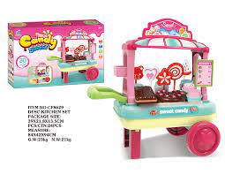 CF8629 รถเข็นขนม กล่องละ