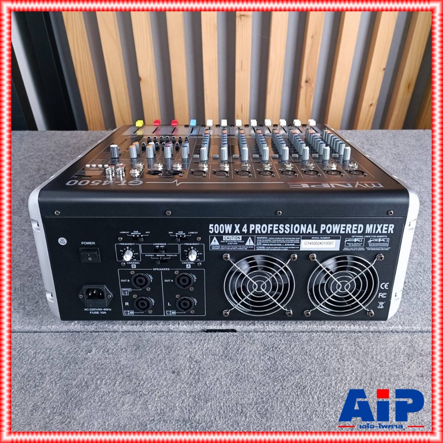MYNPE GT-4500 POWERMIX USB/BT 4x500w เครื่องปรับแต่งเสียง เพาเวอร์มิกซ์ GT4500 GT 4500 มิกซ์ มิกเซอร์ เครื่องเสียง