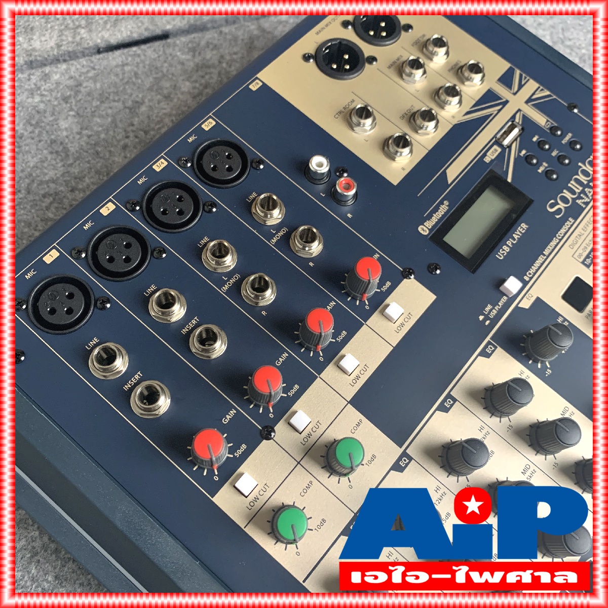 SOUNDCRAFT NANO M08BT MIXER มิกเซอร์อนาล็อก รองรับบลูทูธ และ USB นาโน M-08BT M 08BT เอไอไพศาล +++