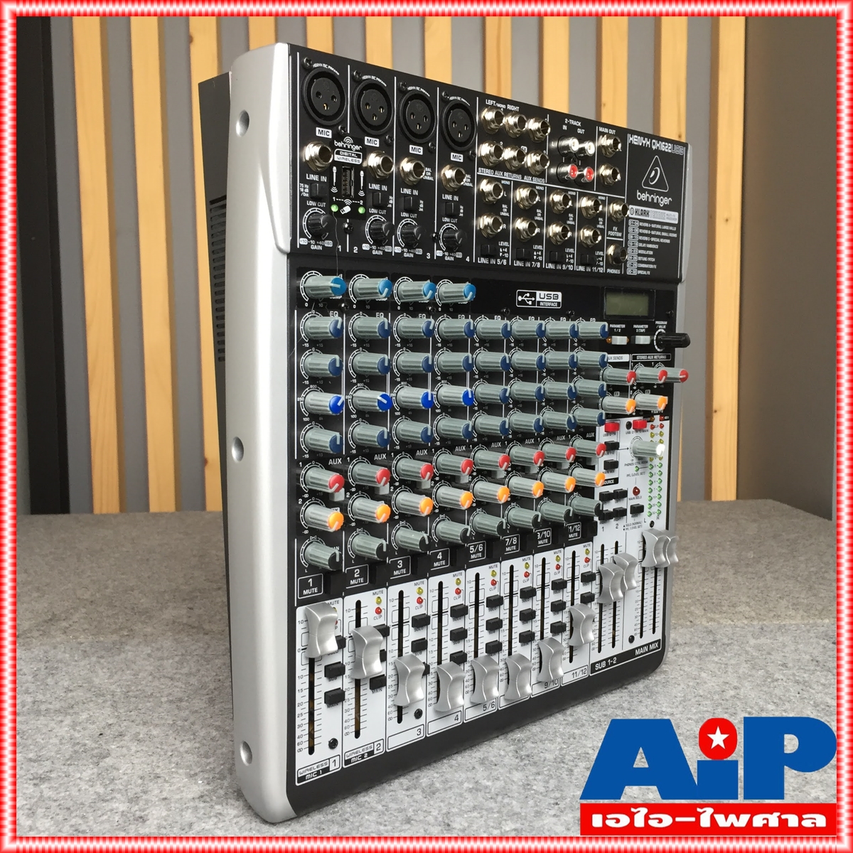 BEHRINGER QX-1622USB mixer MIX QX1622USB QX 1622USB มิกซ์ มิกเซอร์ เครื่องเสียง เครื่องปรับแต่งเสียง เอไอ-ไพศาล +++