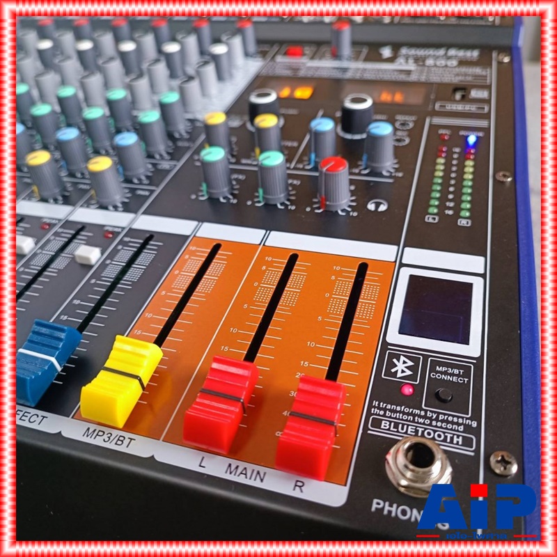 SOUNDBEST AL-800 POWERMIXER เพาเวอร์มิกซ์ 600Wx2 เครื่องขยายเสียง เพาเวอร์ มิกเซอร์ เอฟเฟคแท้ SOUND BEST AL 800 AL800 เอไอ-ไพศาล