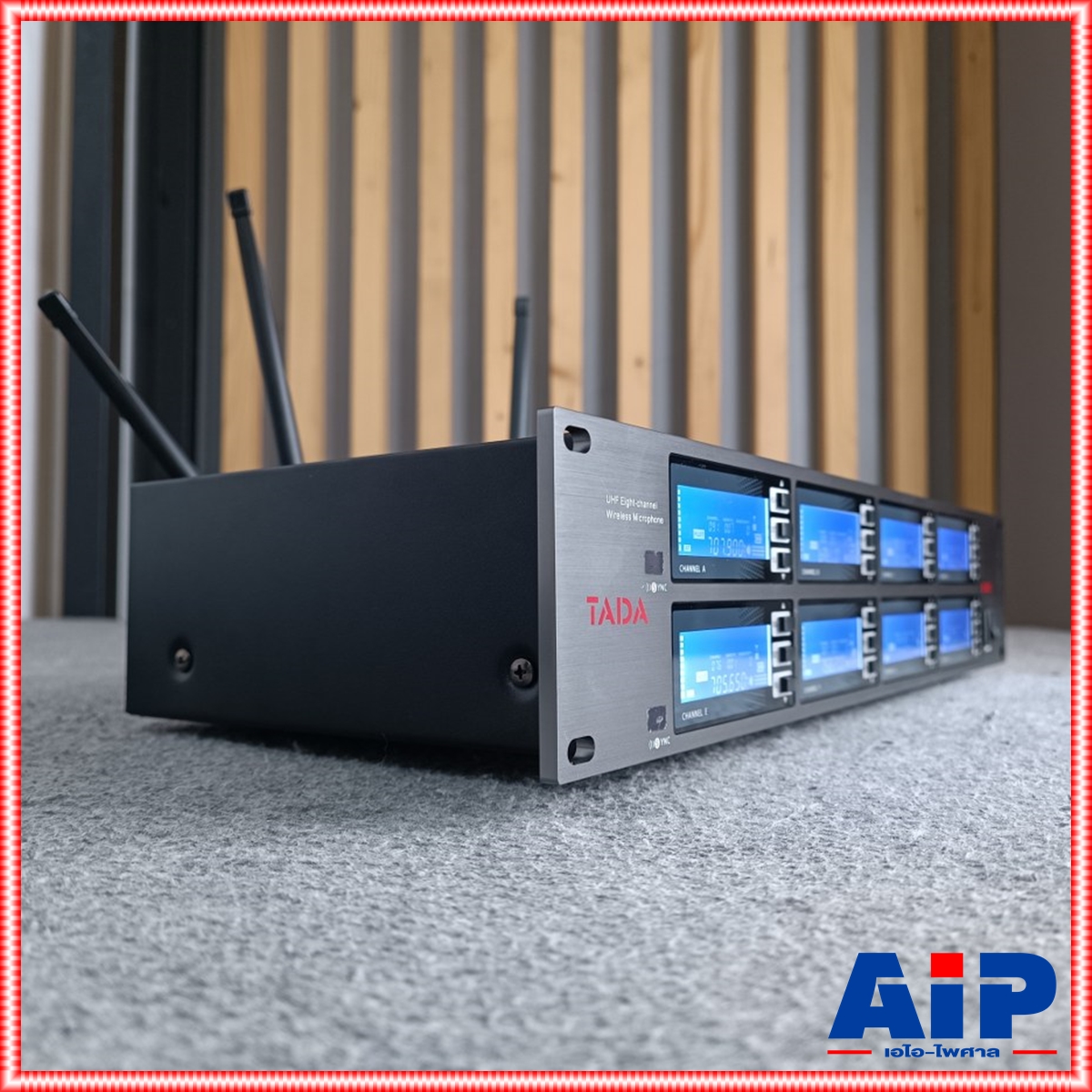 TADA U-888 ไมค์ตั้งโต๊ะไร้สาย 8ตัว UHF ธาดา U 888 U888 ไมค์ไร้สาย ไมค์ลอยตั้งโต๊ะ 8 ตัว + ตัวรับสัญญาณ 1 ตัว เอไอ-ไพศาล