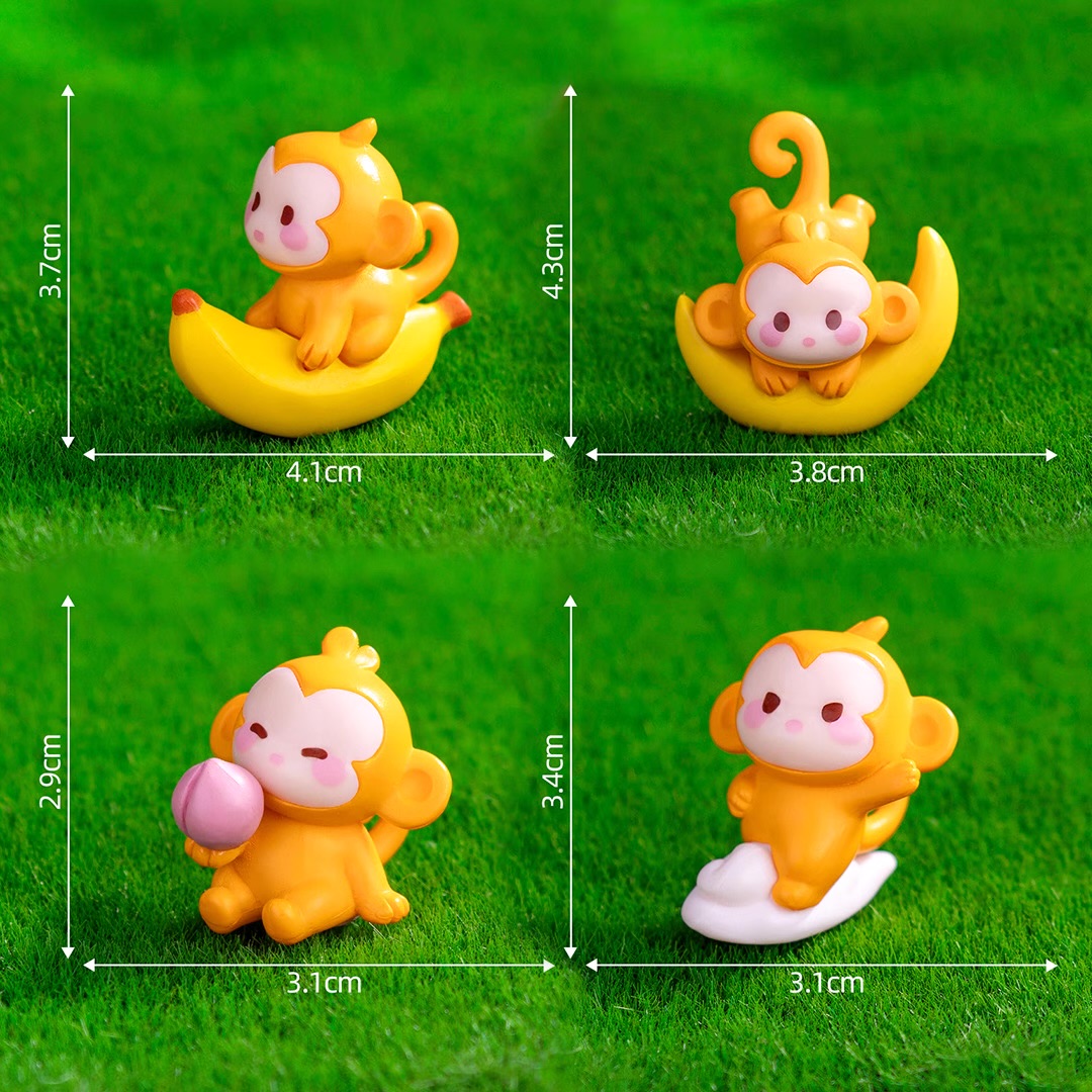 ลิง เซ็ต4 ชิ้น