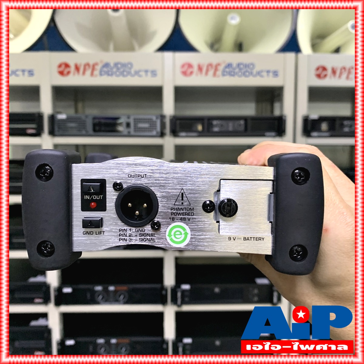 BEHRINGER DI-100 ULTRA DI-BOX กล่องป้องกันเสียงรบกวน กล่อง DI100 DI BOX di 100 +++