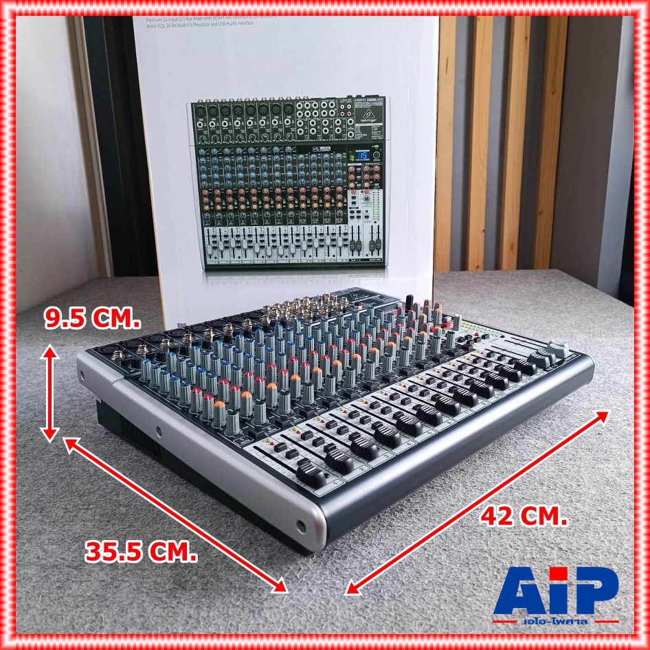 BEHRINGER XENYX-X2222USB mixer เครื่องผสมสัญญาณเสียง มิกเซอร์ แบบอนาล็อค XENYX X2222USB XENYXX2222USB เอไอ-ไพศาล
