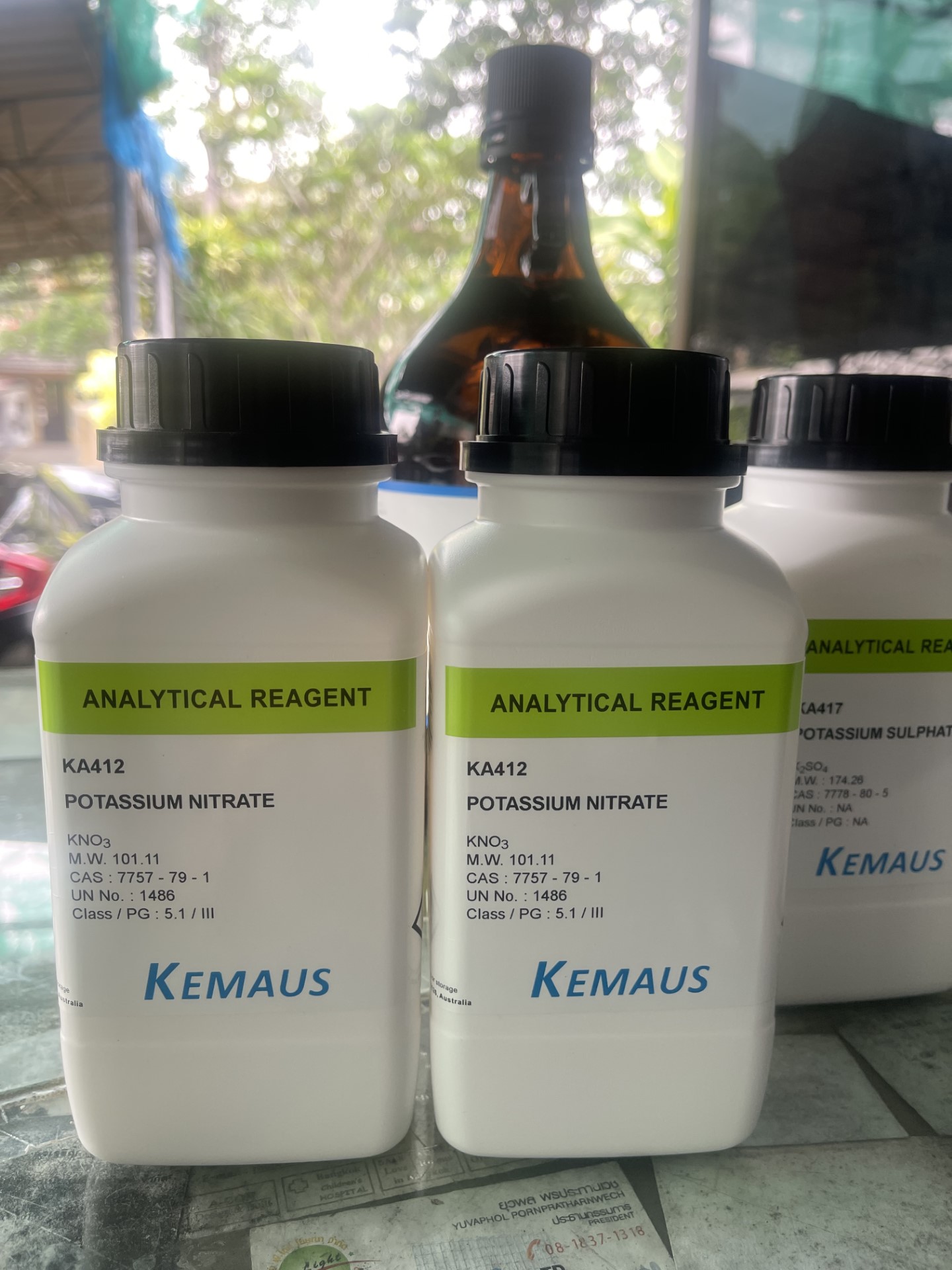 Potassium Nitrate AR, 500 g -Kemaus