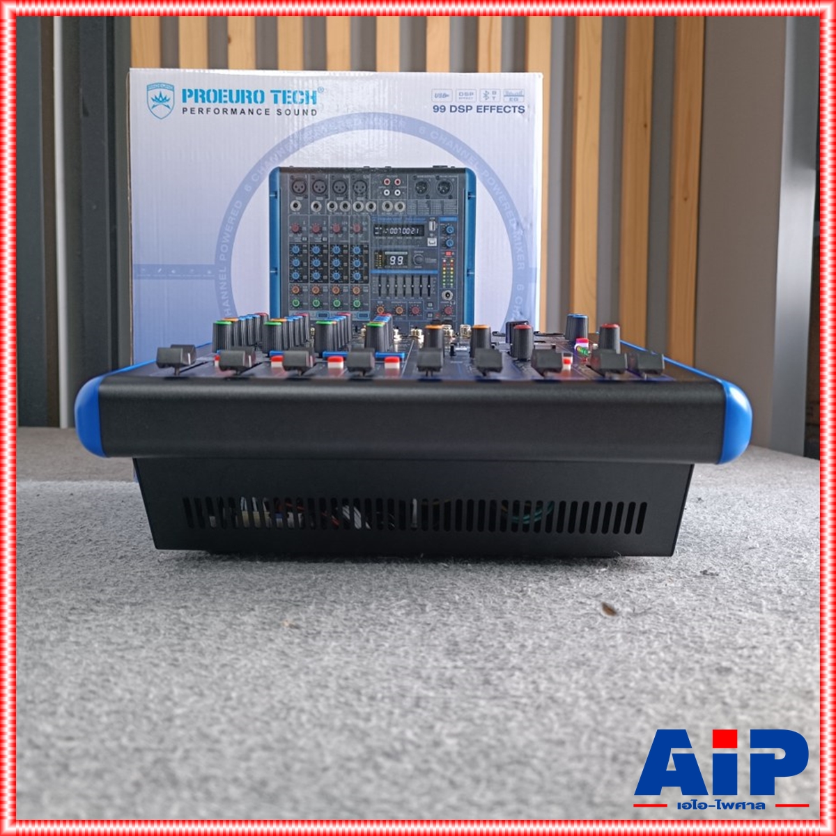 PROEUROTECH PMX-608 POWERMIXER เพาเวอร์มิกซ์ มิกซ์ มิกเซอร์ PMX 608 PMX608 เครื่องเสียง เครื่องปรับแต่งเสียง เอไอ-ไพศาล