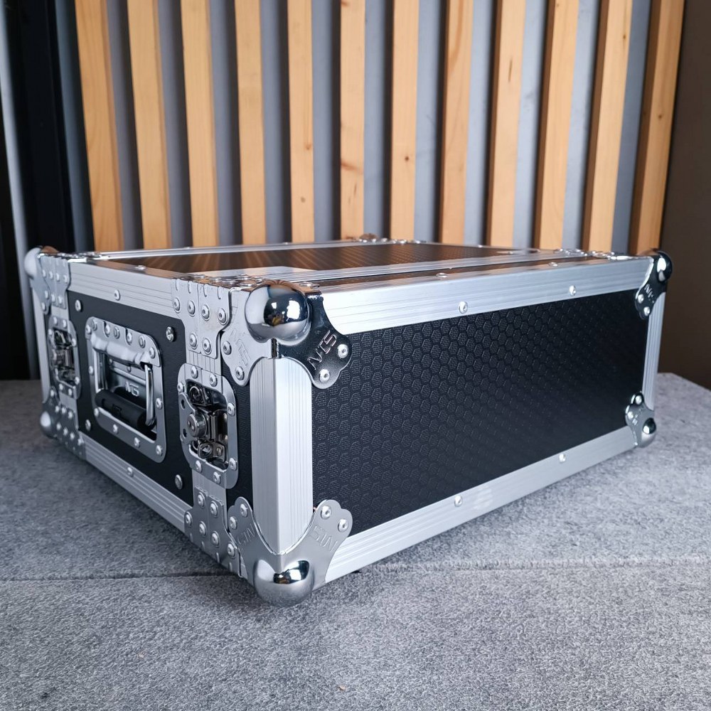 NTS RS-R4U RACKไม้2ฝาผิวสีดำ ลึก11นิ้ว แร็คไม้ RACK กล่องใส่เครื่องเสียง กล่องแร็ค กล่องRACK แร็คลึก11นิ้ว เอไอ-ไพศาล