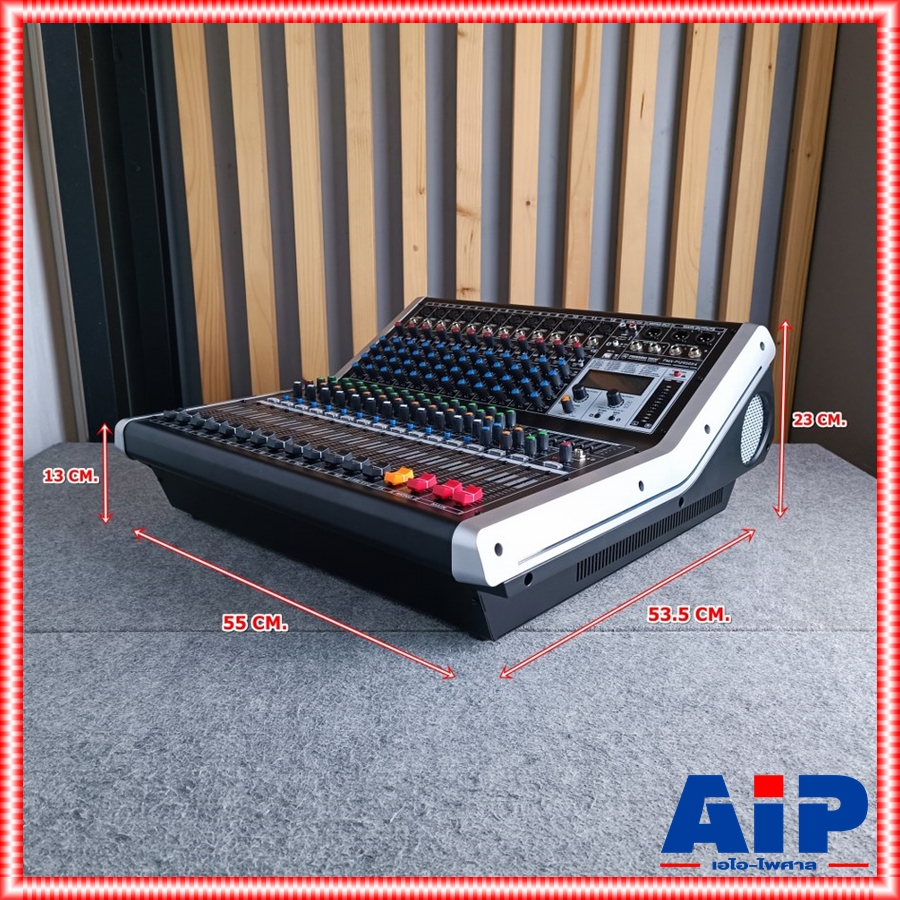PROEUROTECH PMX-P12950 X4 POWERMIXER+บูลทูส เพาเวอร์มิกเซอร์ รุ่นใหม่ โปรยูโรเทค 12 ช่องไมค์ 4 ช่องขับลำโพง 950 วัตต์ ตัดความถี่ซับได้ PMXP12950X4 เอไอ-ไพศาล