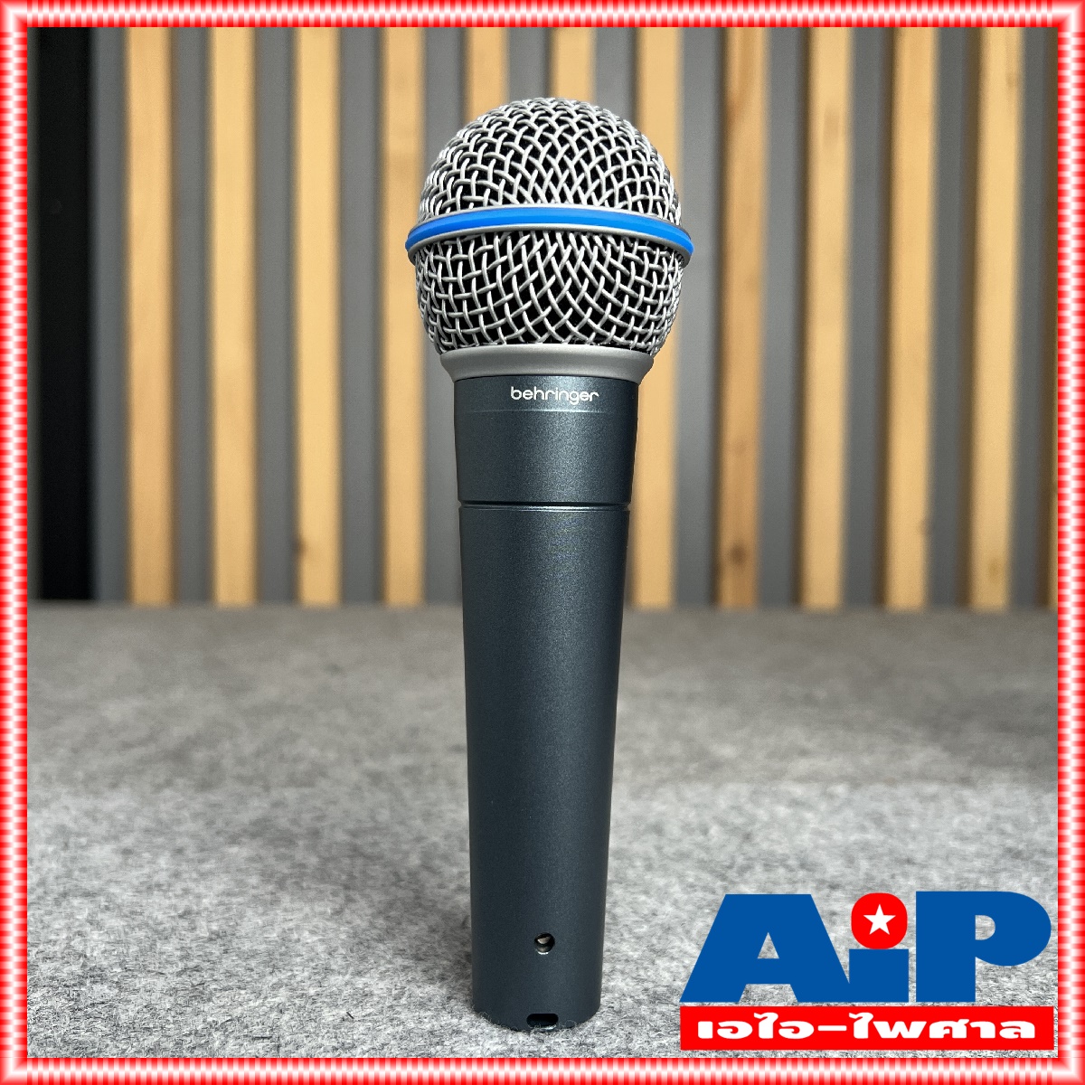 BEHRINGER BA-85A ไมค์เครื่องดนตรี ไมค์ BA 85A BA85A BA 85 A MICROPHONE ไมค์ร้องเพลง ไมค์คาราโอเกะ ไมค์พูด Dynamic Super Cardioid Microphone เอไอ-ไพศาล +++