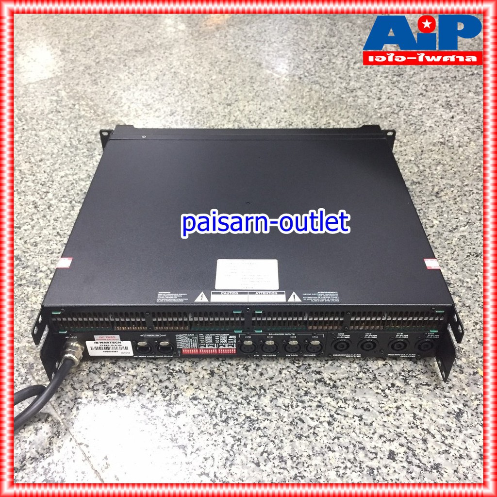 WARTECH CYBER-10Q POWER เพาเวอร์แอมป์ แอมป์ขยาย เพาเวอร์แอมป์WARTECH เครื่องเสียง เครื่องขยายเสียง CYBER 10Q เอไอ-ไพศาล