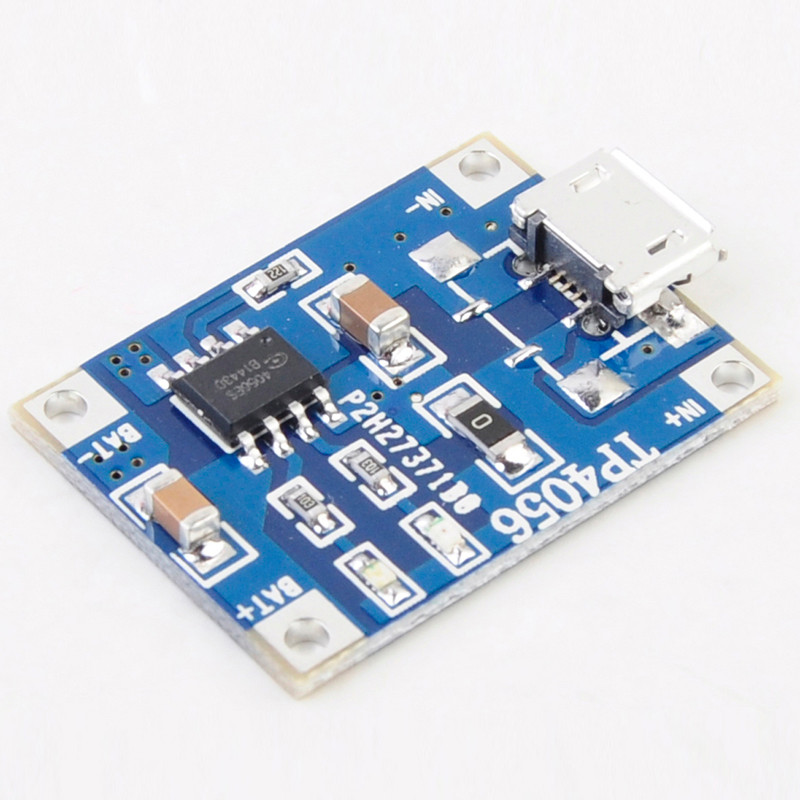 TP4056 1A Rechargeable Charging Board Charger Module Lithium Battery Plates MICRO USB Interface