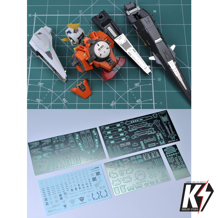 AW9-S18 MG Gundam Kyrios GN-003 #เซ็ทพาร์ทโลหะ&ดีคอล เสริมดีเทลกันพลา กันดั้ม Gundam พลาสติกโมเดลต่างๆ