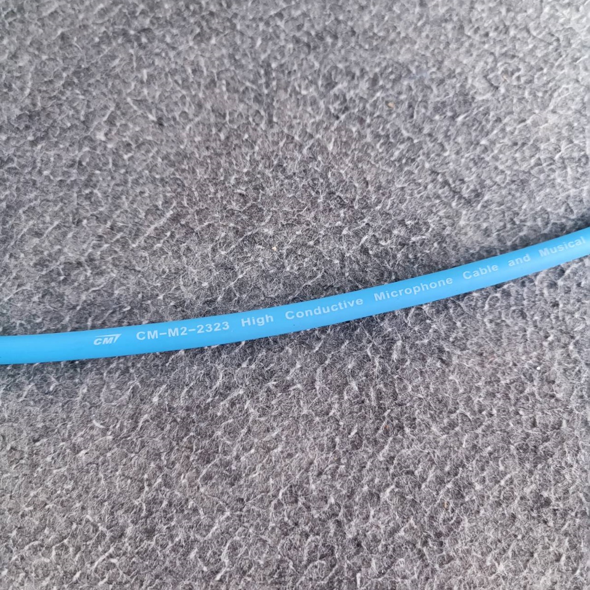 สีน้ำเงิน ขด50เมตร CM สายไมค์สเตอริโอ 6mm M2-2323 สายไมค์ST 23AWG M2 2323 สายสัญญาณ ST สายไมค์CM สายไมค์ 6mm เอไอ-ไพศาล