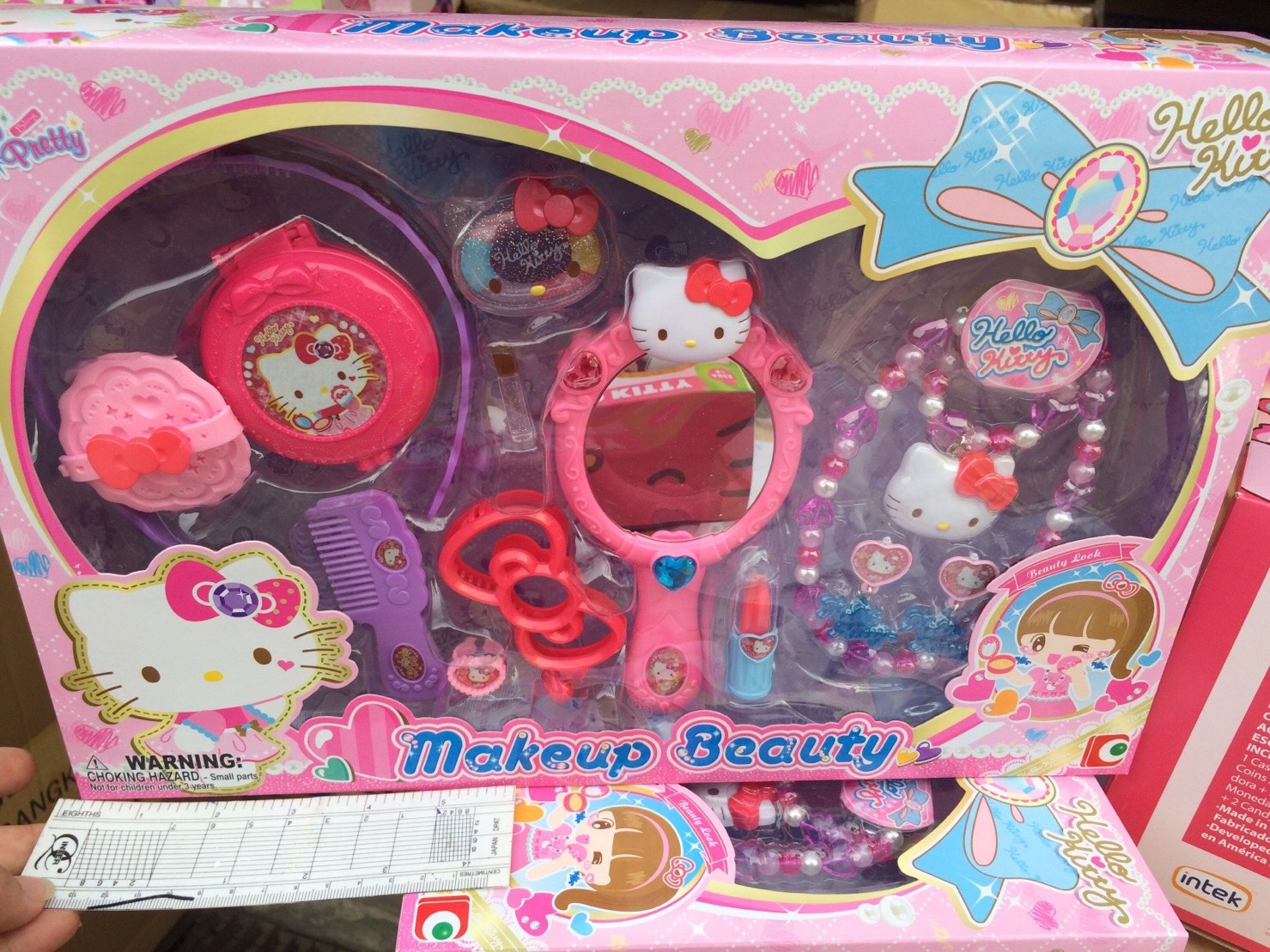 KT-50084 ชุดเสริมสวยคิตตี้กระเป๋า ลิขสิทธิ์ถูกต้อง