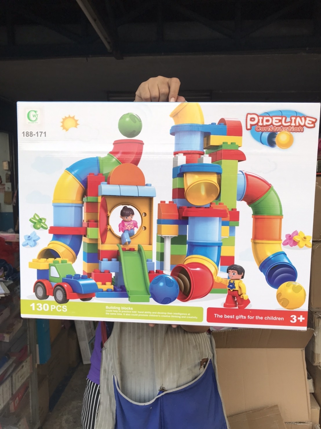 188-171 ของเล่นเด็กชุดเลโก้บล็อกตัวต่อสวนสนุก ตัวต่อของเล่น กล่องใหญ่ ปลีกชิ้นละ