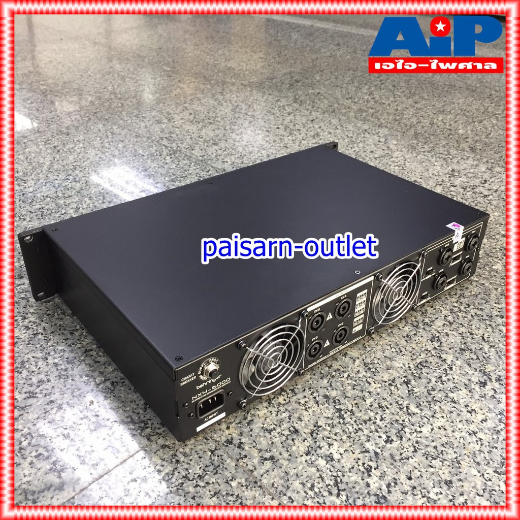 BEHRINGER NX4-6000 4-Ch Power Amplifier เพาเวอร์แอมป์ 4 ชาแนล เพาเวอร์แอมป์แบบ Class D สินค้าของแท้รับประกัน บริษัท บูเช่ เอไอ-ไพศาล +++