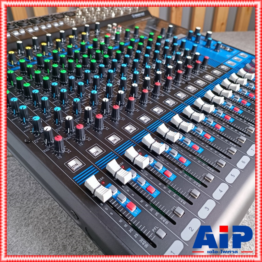 PROEUROTECH MG-160XU MIXER มีอินเตอร์เฟสในตัว PRO EUROTECH MG 160 XU มิกเซอร์ 16ช่อง MG160 แถมปีกใส่RACK เอไอ-ไพศาล