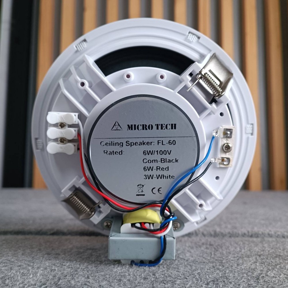 MICROTECH FL-60 ลำโพงฝังฝ้า ลำโพง ฝังเพดาน ติดเพดาน ติดฝ้า FL60 FL 60 MICRO TECH เอไอ-ไพศาล