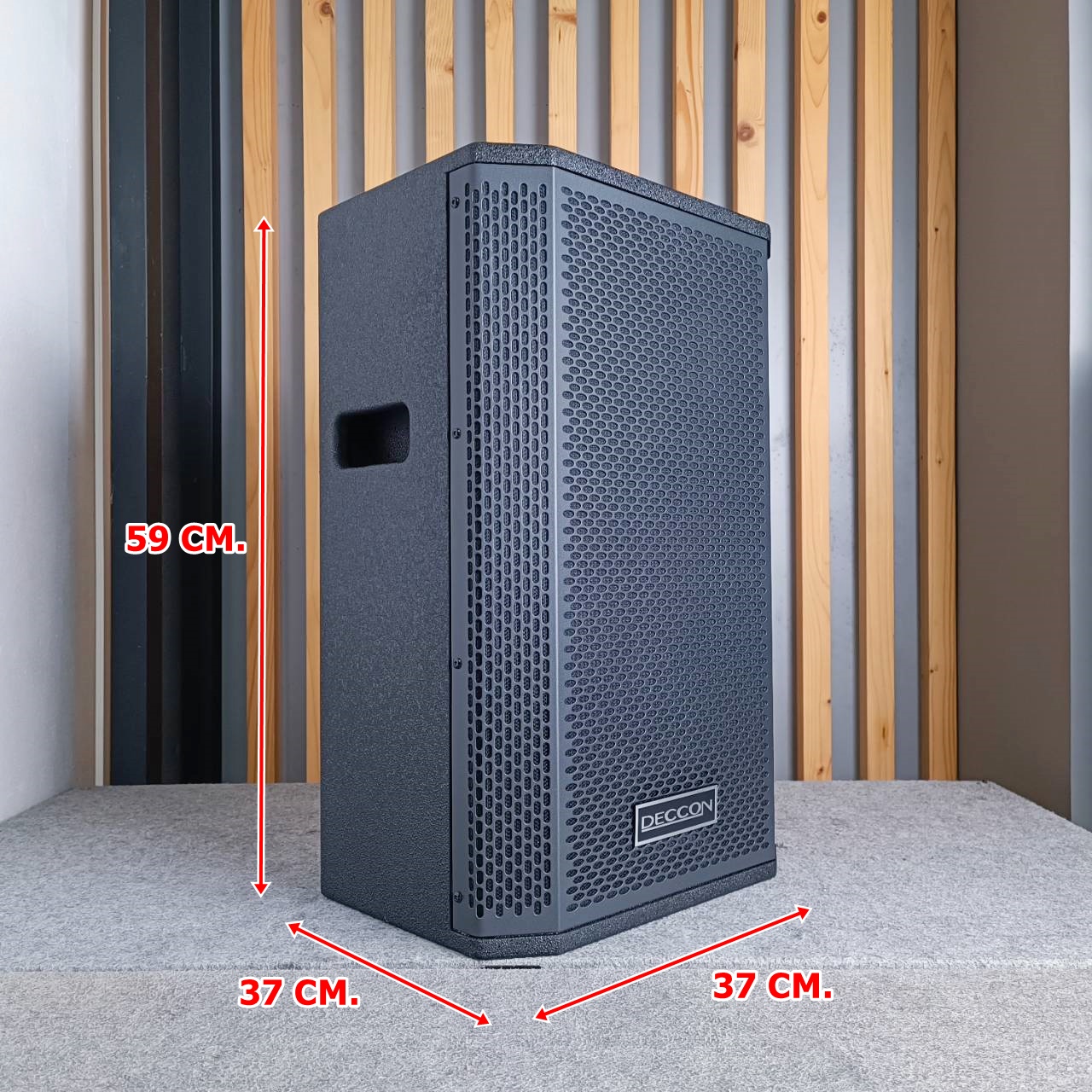 DECCON PW-12 ตู้ลำโพงไม้ MFD 12นิ้ว ลำโพง ตู้ลำโพง พาสซีฟ เครื่องเสียง กลางแจ้ง PW 12 PW12 เอไอ-ไพศาล