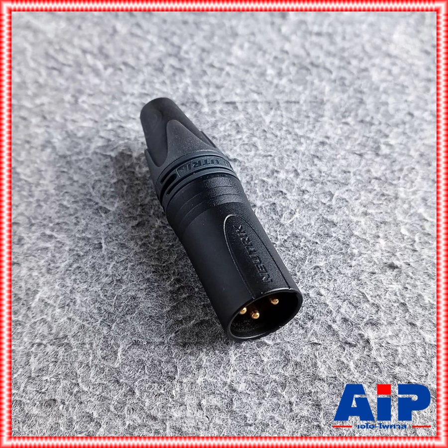 ตัวสีดำ 1ตัว NEUTRIK ของแท้ NC-3MXX-B สีดำ CANNON XLR ตัวผู้ NC3MXX NC-3MXX B แคนนอนตัวเมีย สำหรับเข้าหัว สายสัญญาณ NC 3 MXX เอไอ-ไพศาล