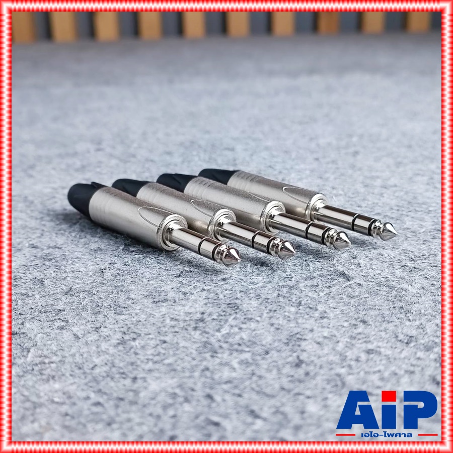 แพ็ค4ตัว VL-AUDIO VC-P3MC P.MIC ST ปลั๊กไมค์สเตอริโอ VC P3MC VCP3MC แจ็คโฟนสเตอริโอตัวผู้ ปลั๊กไมค์ST เอไอ-ไพศาล