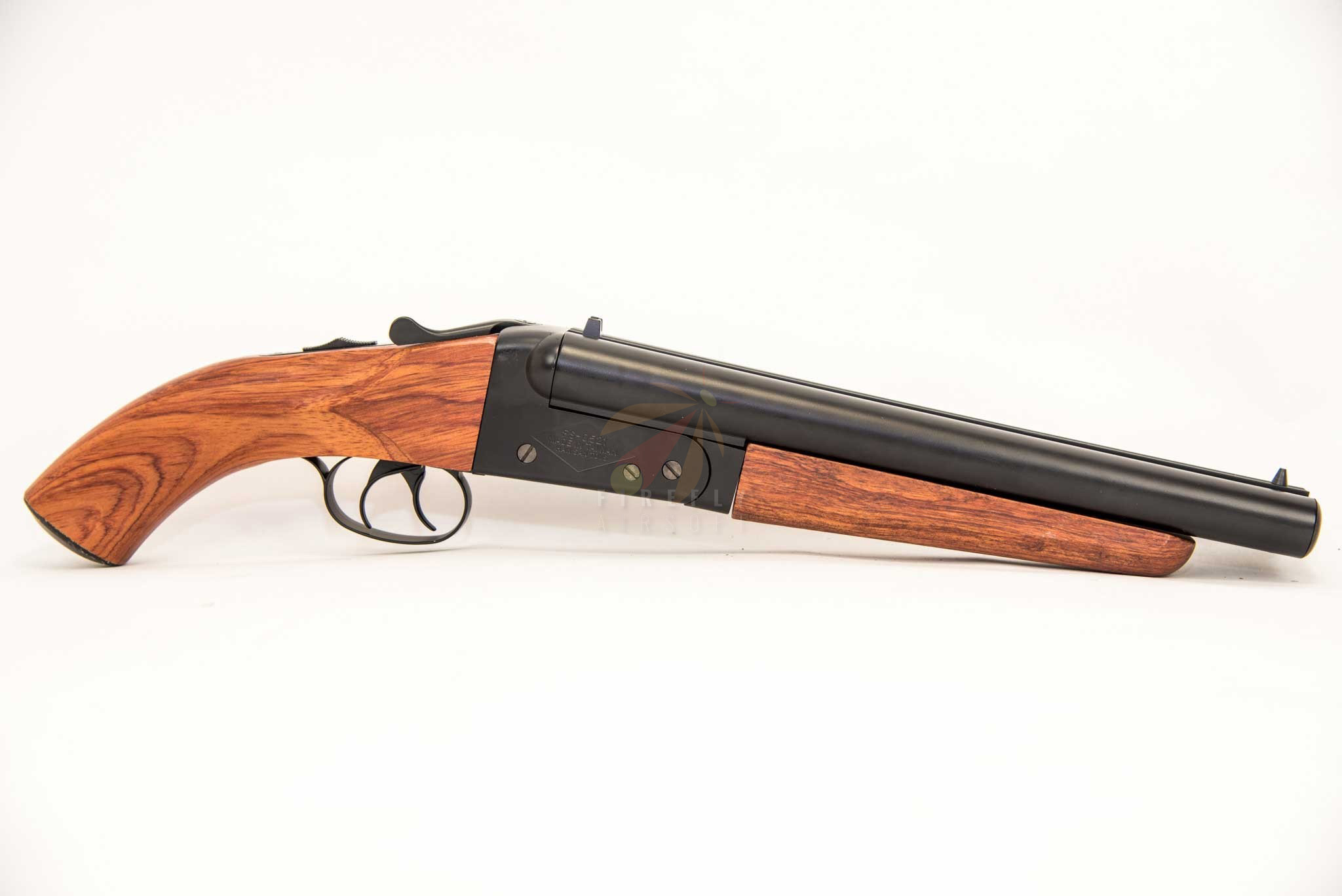 HWASAN MAD MAX DOUBLE BARREL GAS POWERED AIRSOFT SHOTGUN