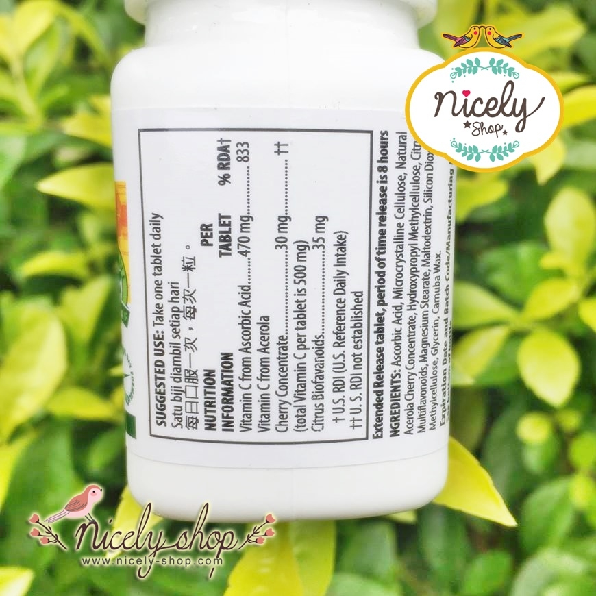 Bio C Plus All Day Formula (60 tab) รุ่นใหม่ การดูดซึมที่ดีค่อยๆปลดปล่อยวิตามินซีออกมาช้าๆและสม่ำเสมอ