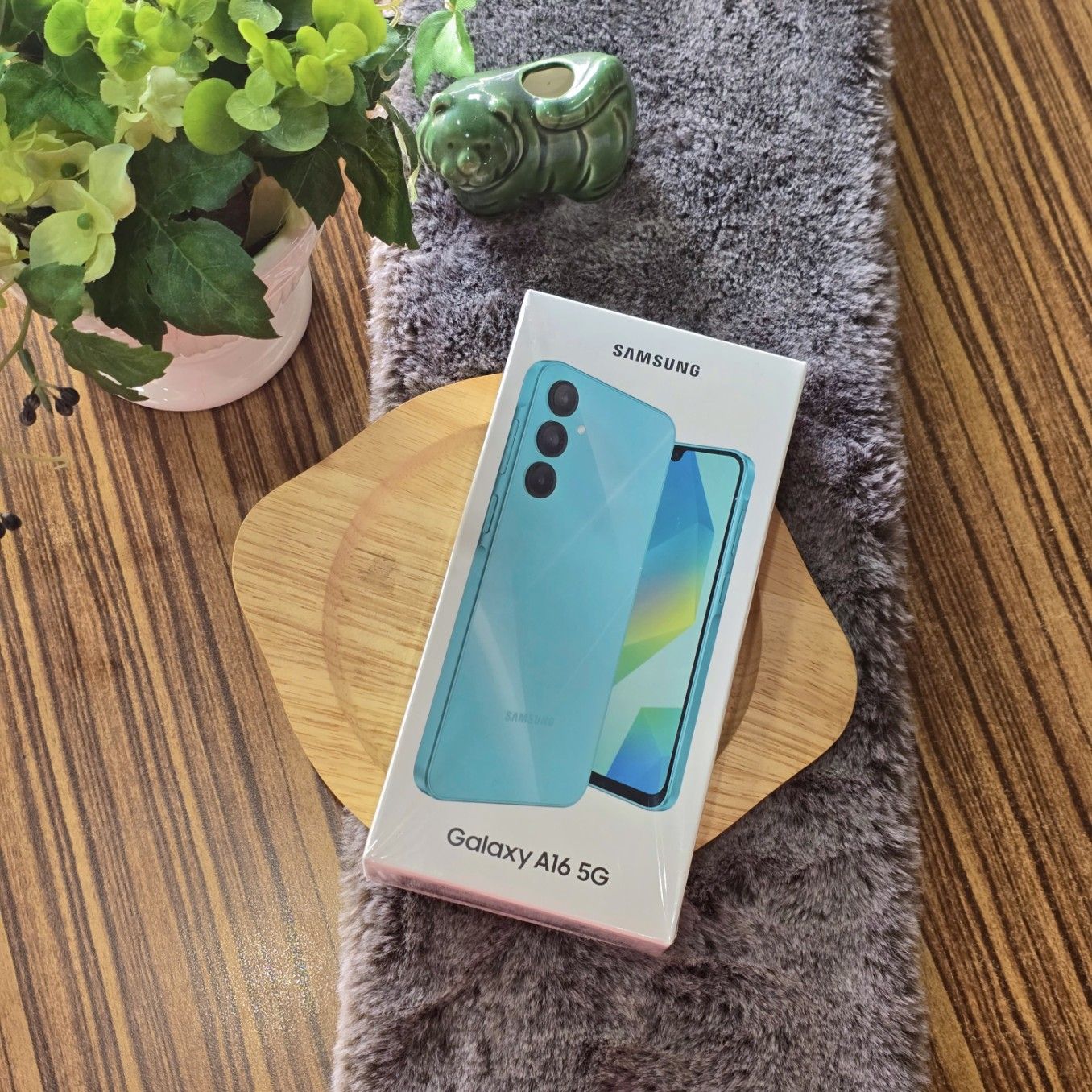 🌙🤍 สมาร์ทโฟน 🔮 Samsung Galaxy A16 (4+128GB) Light Green (5G) 🖤สภาพสวย❕️มีประกันศูนย์ ❕️🎠✨️