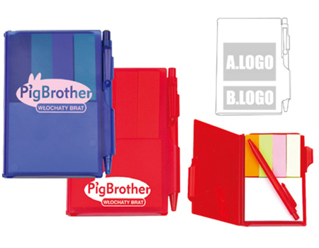 สมุด Post-it+ปากกา Pocket Sticky Notes+Pen
