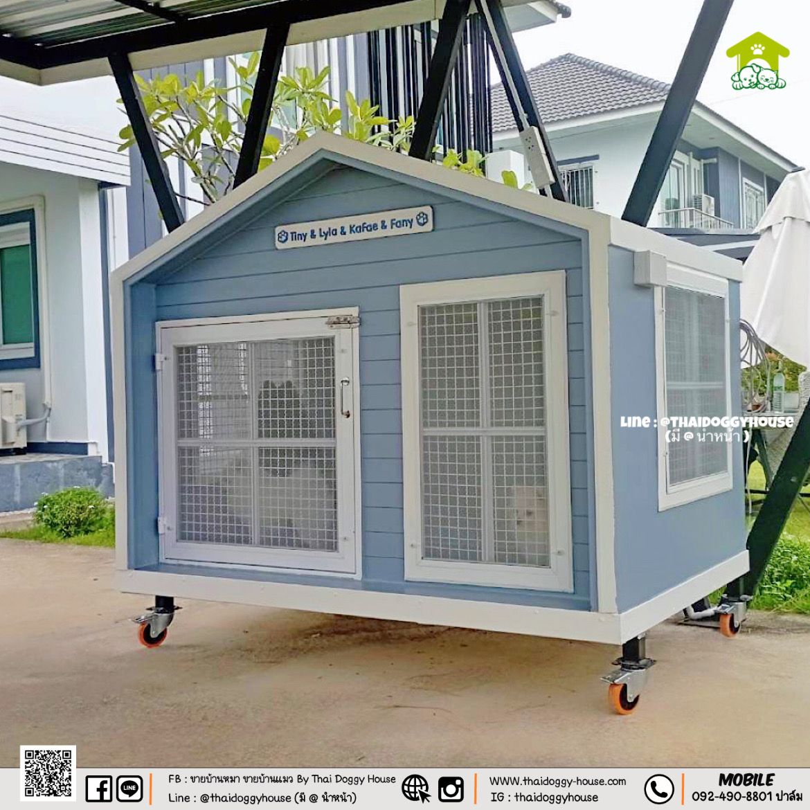 บ้านหมา บ้านแมว "𝐍𝐎𝐑𝐃𝐈𝐂 𝐒𝐓𝐘𝐋𝐄 𝐁𝐘 𝐓𝐇𝐀𝐈 𝐃𝐎𝐆𝐆𝐘 𝐇𝐎𝐔&#x