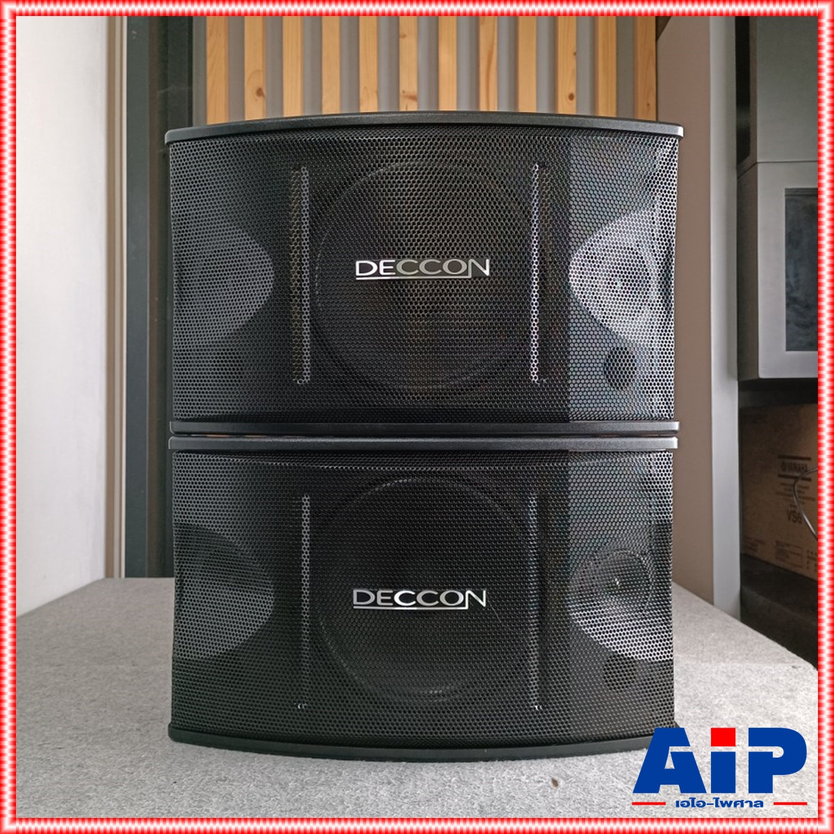 1คู่ DECCON KTV-10 ตู้ลำโพงคาราโอเกะ 10นิ้ว เดคคอน KTV 10 ตู้ลำโพงคาราโอเกะ KTV10 DEC CON ตู้ลำโพง ลำโพง คาราโอเกะ ดอกลำโพง 10นิ้ว เอไอ-ไพศาล