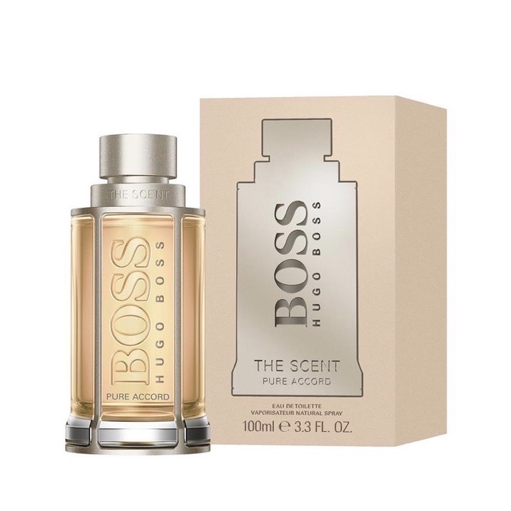 น้ำหอม แท้100% Boss The Scent Pure Accord For Him Hugo Boss for men edt 100ml