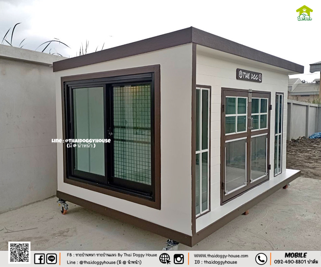 บ้านหมา บ้านแมว " 𝐁𝐎𝐗 𝐒𝐓𝐘𝐋𝐄 แบบกระจก