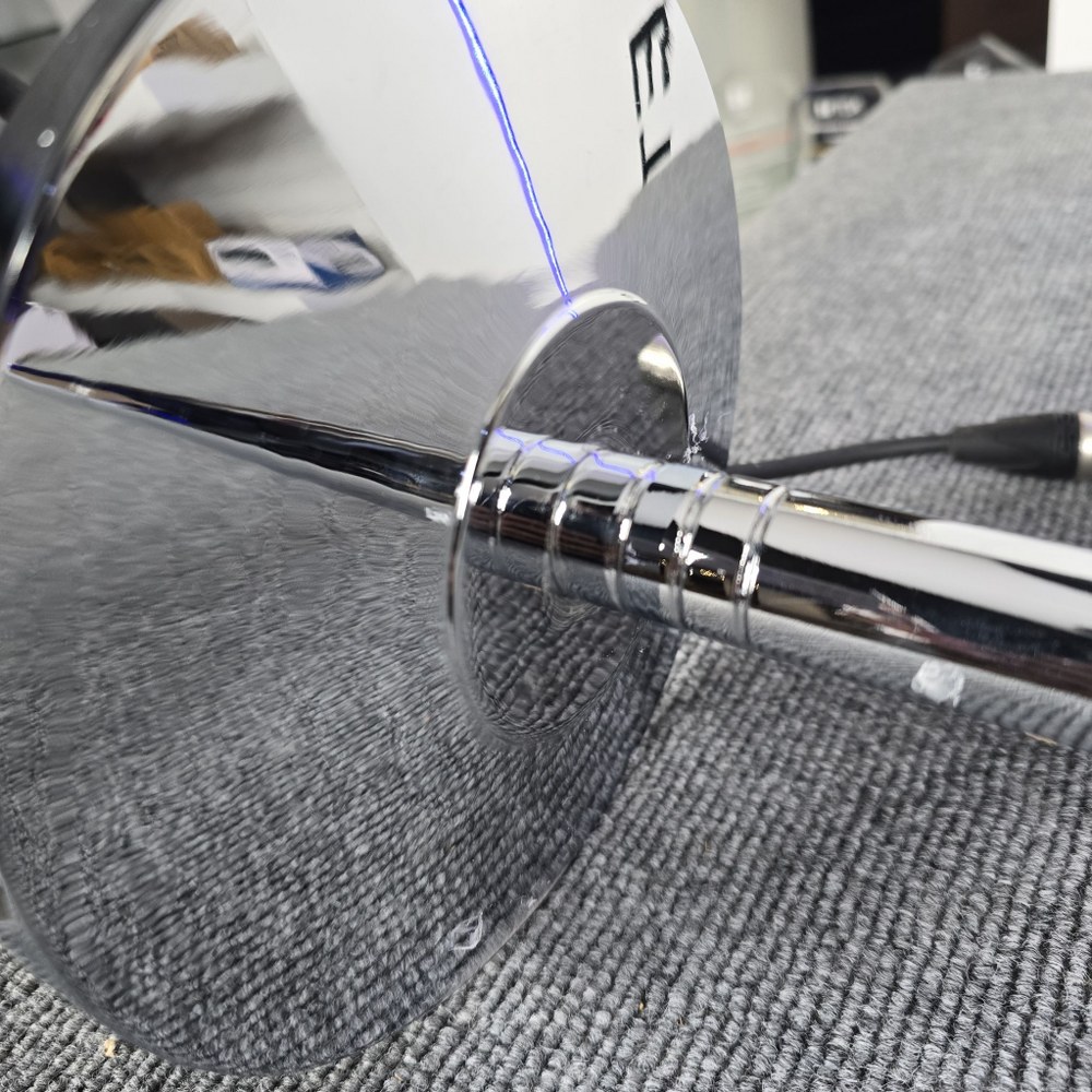 yyy ขาตั้งไมค์พิธีการ ตั้งพื้น ขาตั้งไมค์ ขาตั้งไมโครโฟน โครเมี่ยม Microphone Stand มีสายไมค์ติดตั้งอยุ่ภายใน พร้อมใช้งาน เอไอ-ไพศาล