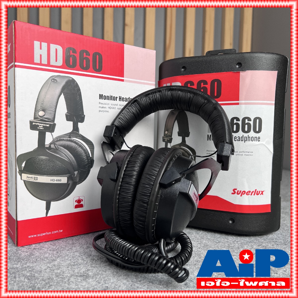 SUPERLUX HD660 หูฟัง HEADPHONE HD 660 หูฟัง ครอบหู มอนิเตอร์ HD-660 เอไอ-ไพศาล