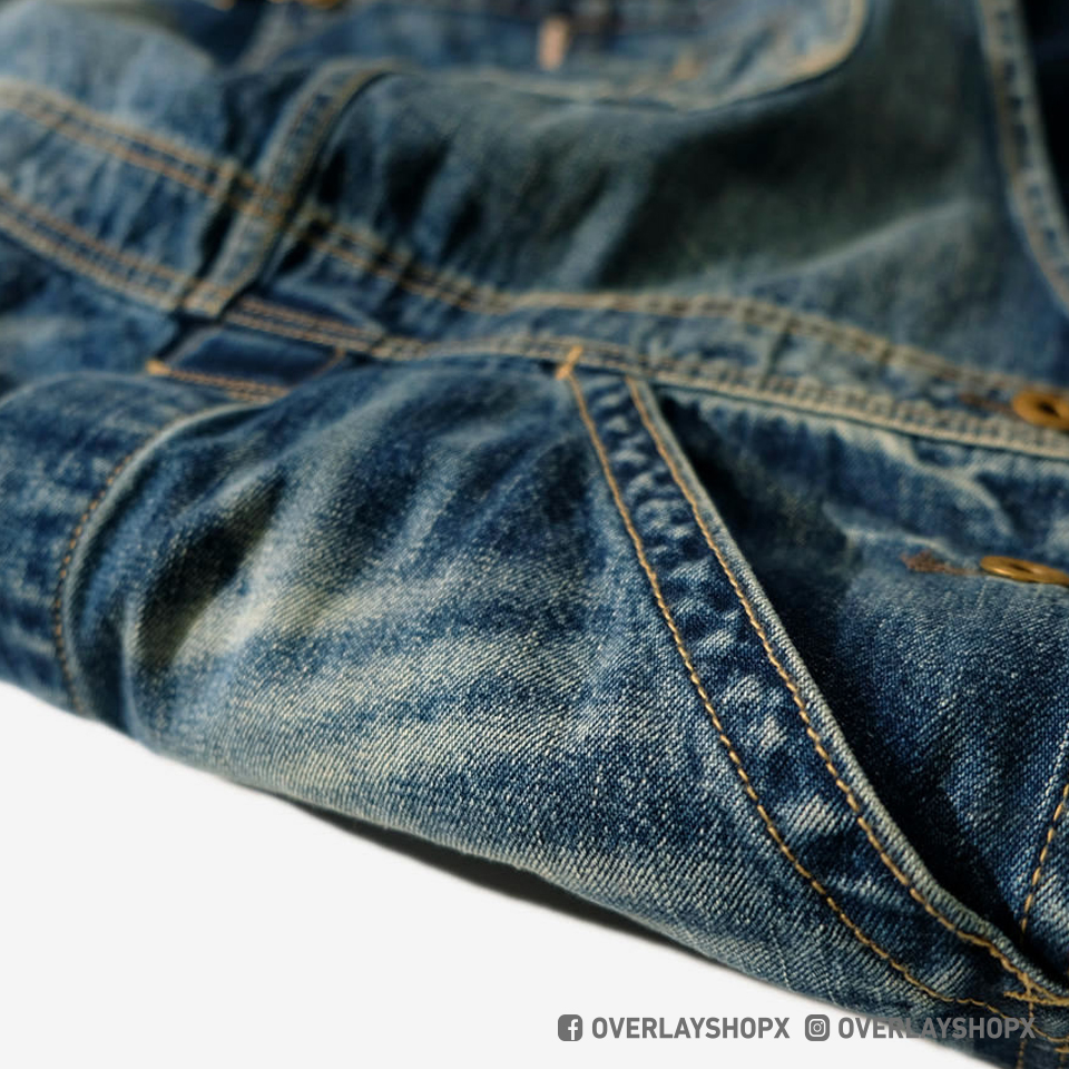 INDIGO DENIM OVERALL