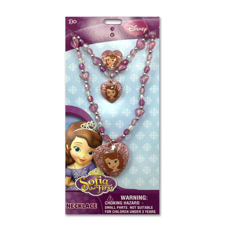 HCH19 เครื่องประดับเด็กการ์ตูน ชุดสร้อยคอ สร้อยข้อมือ แหวน แพ็คละ