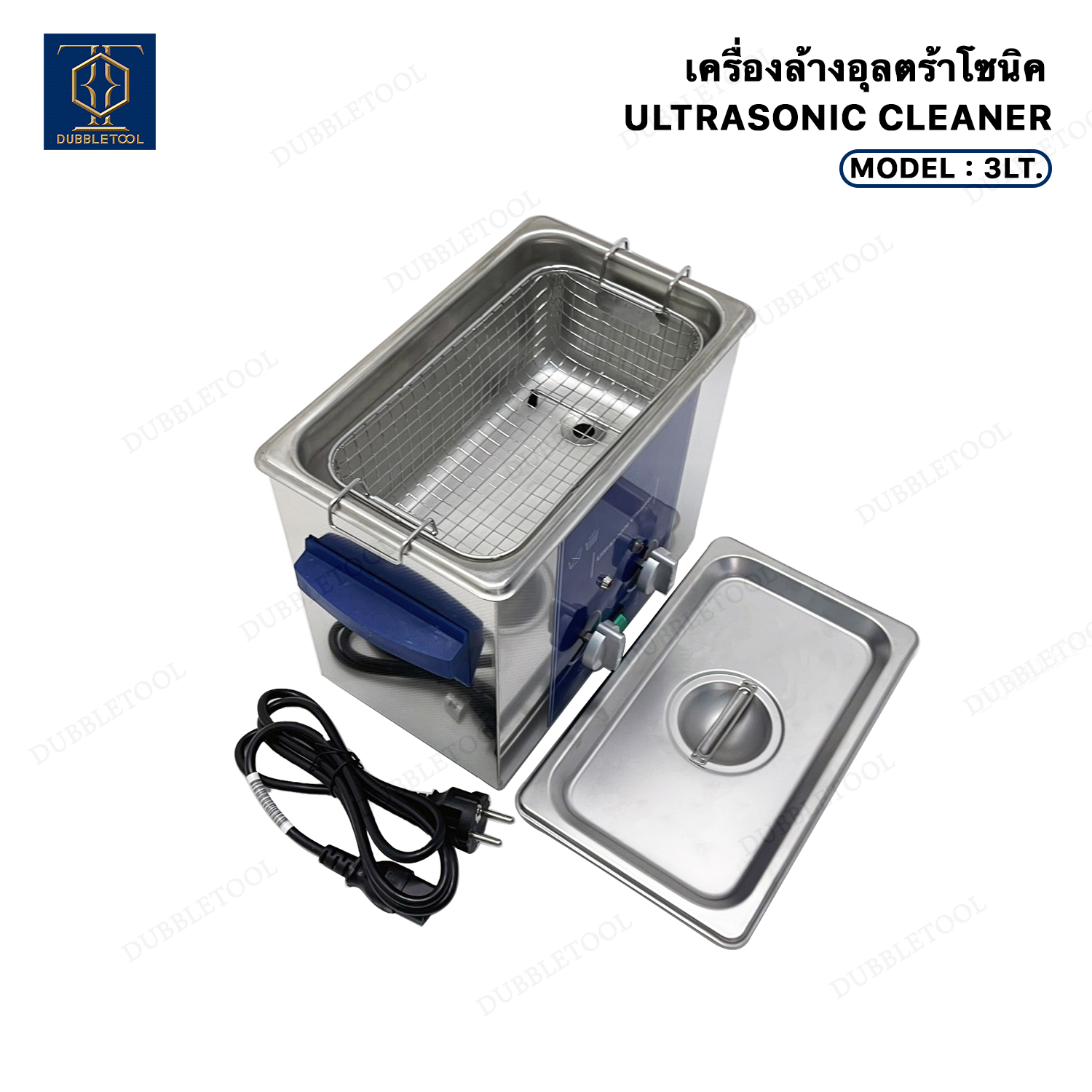 เครื่องล้างอุลตร้าโซนิค 3 ลิตร/Lt. Ultrasonic Cleaning Machine เครื่องทำความสะอาดด้วยคลื่นอุลตร้าโซนิค หม้อตื๊ดเครื่องประดับ