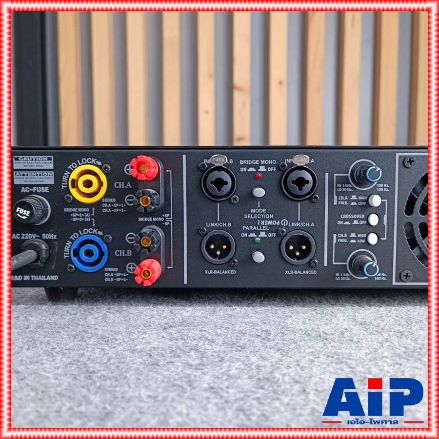 COMSON CS-5000 poweramp พาวเวอร์แอมป์ แอมป์ขยาย PA มีครอสในตัว แบบหม้อแปลง กำลังขยาย 420 วัตต์ CS 5000 CS5000 เอไอ-ไพศาล