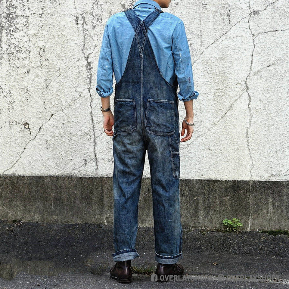 INDIGO DENIM OVERALL