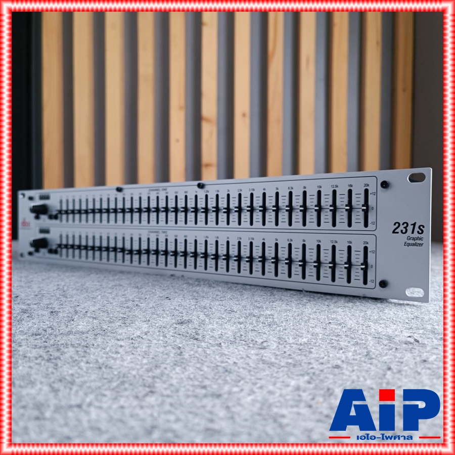 DBX 231S EQ31BAND ของแท้มีบัตรประกันมหาจักร เครื่องปรับแต่งเสียงEQ 231 EQ เครื่องแต่งเสียง +++ เอไอ-ไพศาล