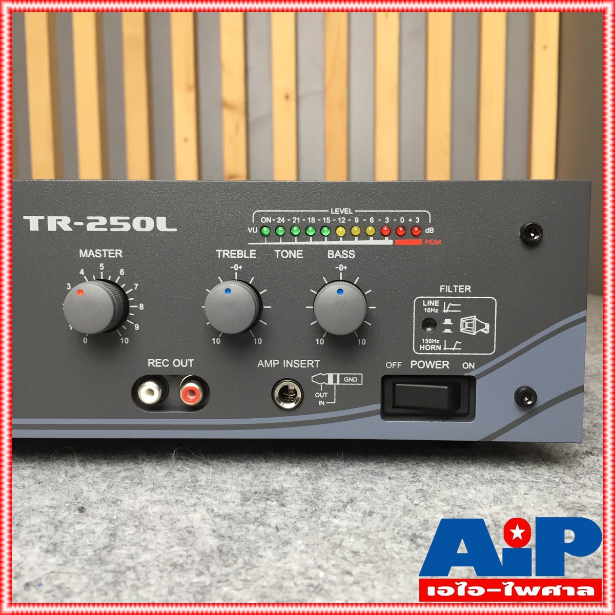 NPE TR-250L POWERMIXER ลาย สีดำ เครื่องขยายเสียง Power Mixer 125 W rms ที่ 4 OHM 100V ลาย TR250L TR 250L เอไอ-ไพศาล +++