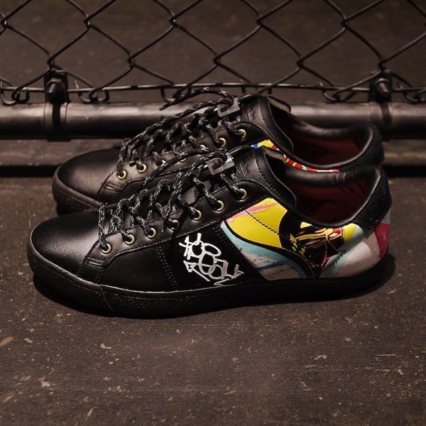 รองเท้าโอนิ LAWNSHIP - Longship Black / Black (HAMILTON YOKOTA)