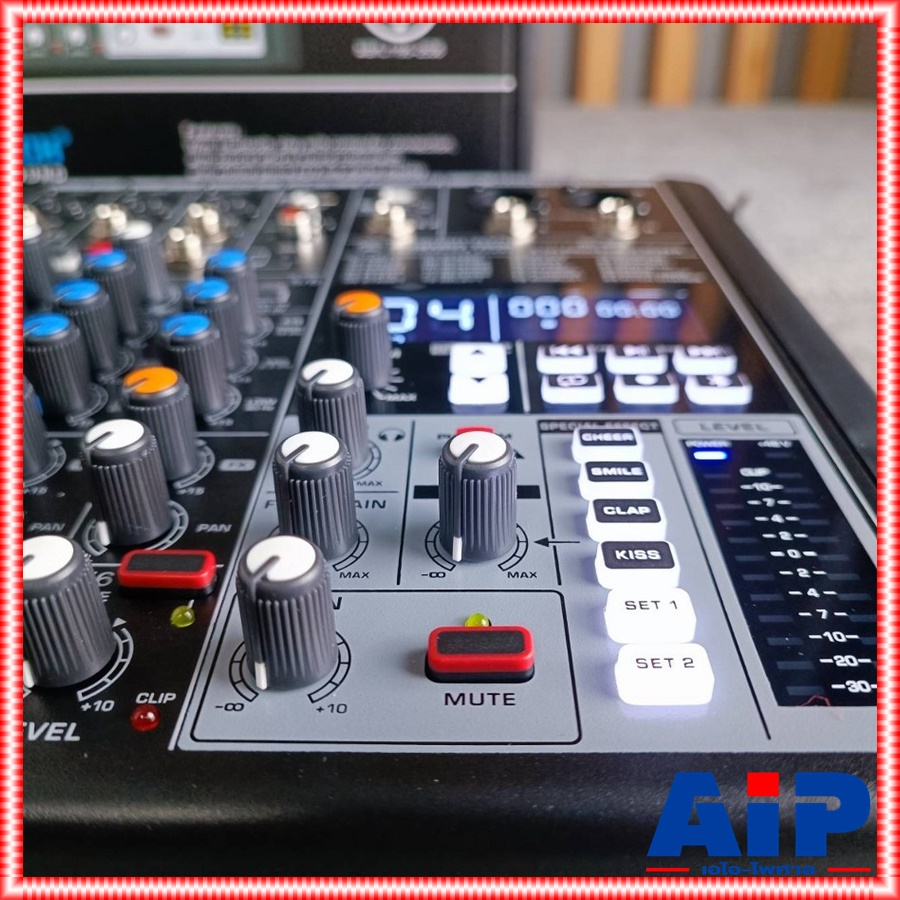 PROEUROTECH SC-6FX MIXER มิกเซอร์ 6 แชนแนล มี Bluetooth/USB 24 DSP มิกซ์ มิกเซอร์ เครื่องเสียง เครื่องปรับแต่งเสียง โปรยูโร่เทค รุ่น SC 6FX SC6FX เอไอ-ไพศาล