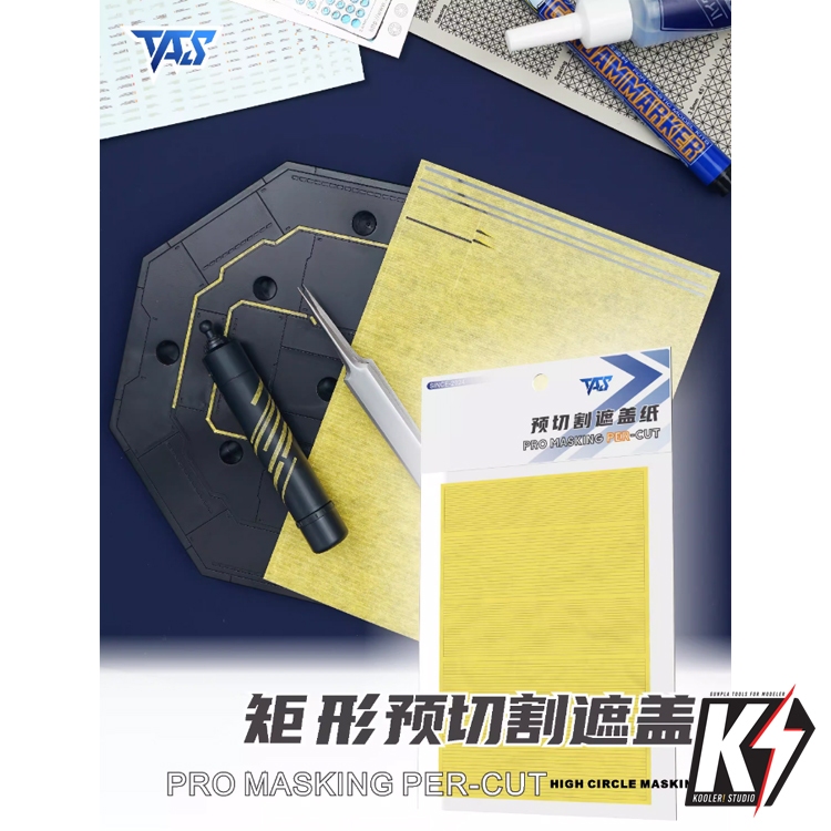 TAS Marking Tape Die-Cut เทปบังพ่นไดคัท สำเร็จรูป #กันพลา กันดั้ม Gundam พลาสติกโมเดลต่างๆ